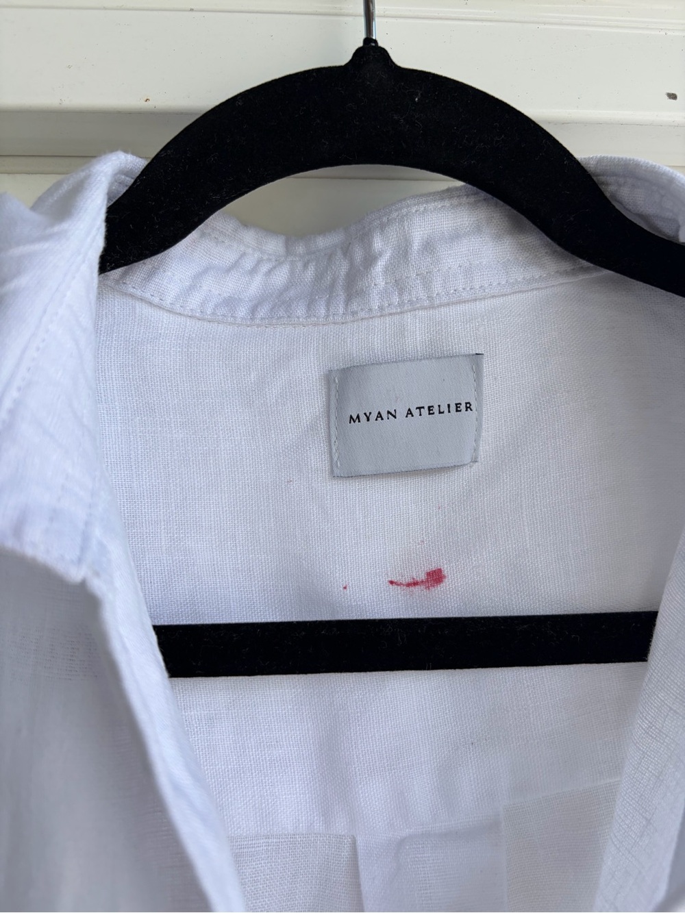 Classic White Button-Down Women's Blouse - Picture 4 of 6